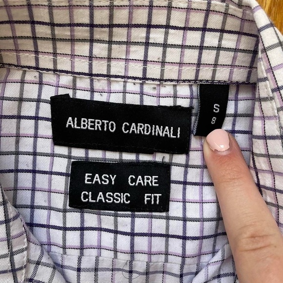 Alberto Cardinali Bundle Of 3 Long Sleeve Button Down Shirts Boys Size 8 - Picture 13 of 16